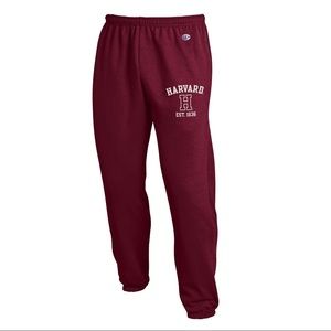 Harvard University Joggers Banded Bottom Pants